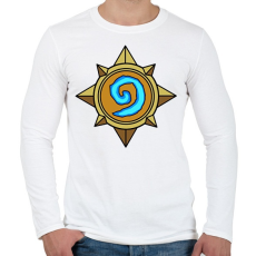 PRINTFASHION Hearthstone - Férfi hosszú ujjú póló - Fehér