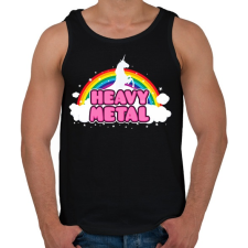 PRINTFASHION Heavy Metal - Férfi atléta - Fekete atléta, trikó