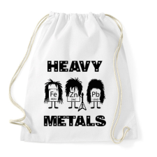 PRINTFASHION Heavy metals - vegyjelek - Sportzsák, Tornazsák - Fehér tornazsák