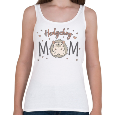 PRINTFASHION Hedgehog mom - Női atléta - Fehér