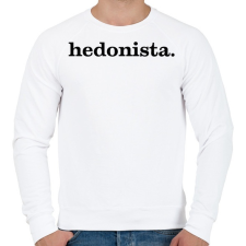 PRINTFASHION hedonista-black - Férfi pulóver - Fehér férfi pulóver, kardigán