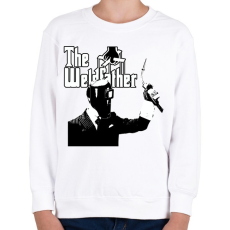 PRINTFASHION Hegesztő Keresztapa - Gyerek pulóver - Fehér