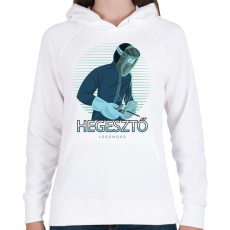 PRINTFASHION Hegesztő - Legendás - Női kapucnis pulóver - Fehér