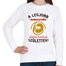 PRINTFASHION Hegesztő szülinapja augusztus színes - Női pulóver - Fehér női pulóver, kardigán