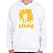 PRINTFASHION Hegymászás - Gyerek kapucnis pulóver - Fehér gyerek pulóver, kardigán