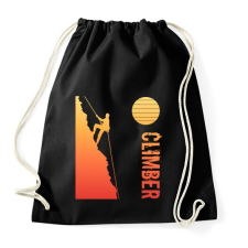 PRINTFASHION hegymászás  - Sportzsák, Tornazsák - Fekete tornazsák