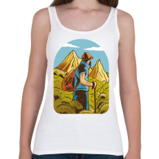 PRINTFASHION Hegymászó - Női atléta - Fehér