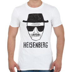 PRINTFASHION Heisenberg rajz - Férfi póló - Fehér