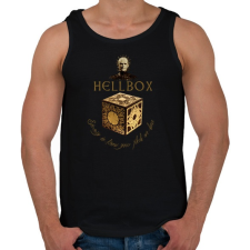 PRINTFASHION HELLBOX-HELLREISER 2 - Férfi atléta - Fekete atléta, trikó