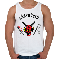 PRINTFASHION Hellfire Club lanybucsu - Férfi atléta - Fehér