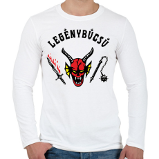 PRINTFASHION Hellfire Club legenybucsu - Férfi hosszú ujjú póló - Fehér