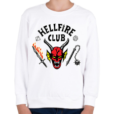 PRINTFASHION Hellfire Club (Sötét pólóra is) - Gyerek pulóver - Fehér gyerek pulóver, kardigán