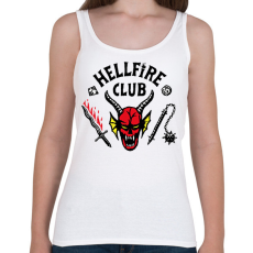 PRINTFASHION Hellfire Club - Stranger Things - Női atléta - Fehér