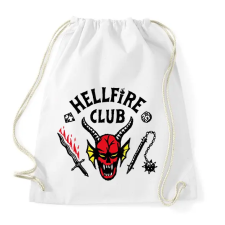PRINTFASHION Hellfire Club - Stranger Things - Sportzsák, Tornazsák - Fehér tornazsák