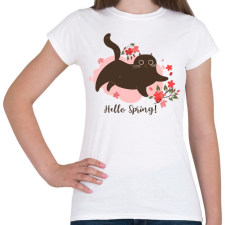 PRINTFASHION Hello tavasz - Női póló - Fehér női póló