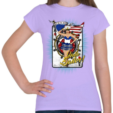 PRINTFASHION Helló tengerész - Női póló - Viola