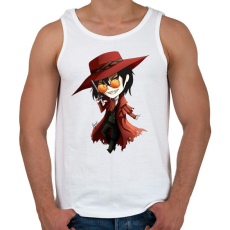 PRINTFASHION Hellsing - Férfi atléta - Fehér
