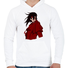 PRINTFASHION Hellsing - Férfi kapucnis pulóver - Fehér