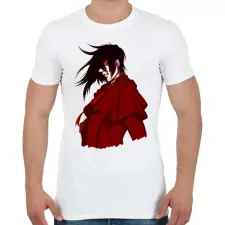 PRINTFASHION Hellsing - Férfi póló - Fehér férfi póló