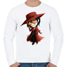 PRINTFASHION Hellsing - Férfi pulóver - Fehér férfi pulóver, kardigán