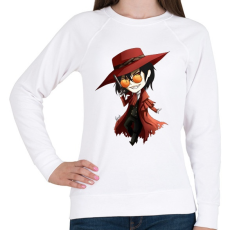 PRINTFASHION Hellsing - Női pulóver - Fehér