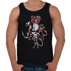 PRINTFASHION helluva boss - Férfi atléta - Fekete