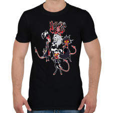 PRINTFASHION helluva boss - Férfi póló - Fekete férfi póló