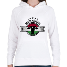 PRINTFASHION Hentes mészáros - marha - Női kapucnis pulóver - Fehér női pulóver, kardigán