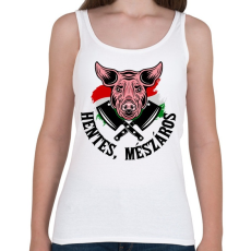 PRINTFASHION Hentes, mészáros - Női atléta - Fehér