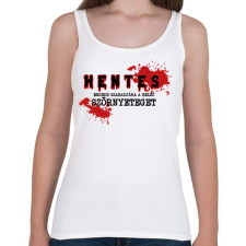 PRINTFASHION Hentes - Szörnyeteg - Női atléta - Fehér női trikó