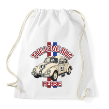 PRINTFASHION Herbie  - Sportzsák, Tornazsák - Fehér tornazsák