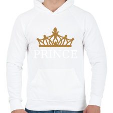 PRINTFASHION Herceg - Férfi kapucnis pulóver - Fehér férfi pulóver, kardigán