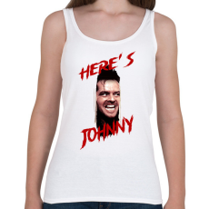 PRINTFASHION Here's Johnny - Női atléta - Fehér