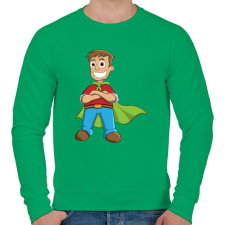 PRINTFASHION Hero - Férfi pulóver - Zöld férfi pulóver, kardigán