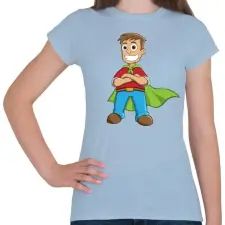 PRINTFASHION Hero - Női póló - Világoskék női póló
