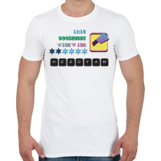 PRINTFASHION Hesoyam - Férfi póló - Fehér