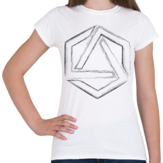 PRINTFASHION Hexagonal 4 - Női póló - Fehér