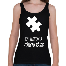 PRINTFASHION Hiányzó rész1 - Női atléta - Fekete