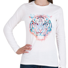 PRINTFASHION Hidden information - Női hosszú ujjú póló - Fehér