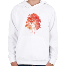 PRINTFASHION Hide and seek - Gyerek kapucnis pulóver - Fehér gyerek pulóver, kardigán