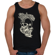 PRINTFASHION Highway to Hell - Férfi atléta - Fekete