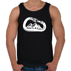 PRINTFASHION Hiking - Férfi atléta - Fekete