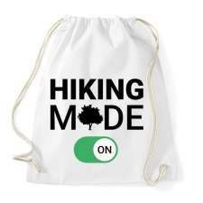 PRINTFASHION Hiking mode on! - Sportzsák, Tornazsák - Fehér tornazsák
