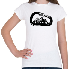 PRINTFASHION Hiking  - Női póló - Fehér