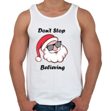 PRINTFASHION Hinni a Mikulásban - Férfi atléta - Fehér atléta, trikó