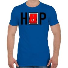 PRINTFASHION HIP-HOP - Férfi póló - Királykék férfi póló