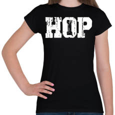 PRINTFASHION Hip-Hop - Női póló - Fekete