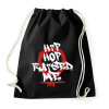 PRINTFASHION Hip hop raised me - Sportzsák, Tornazsák - Fekete
