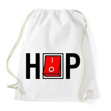 PRINTFASHION HIP-HOP - Sportzsák, Tornazsák - Fehér tornazsák