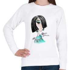 PRINTFASHION HiPaint_1719690376061 - Női pulóver - Fehér